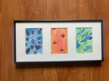 Hanging Fruit - 3-piece Miniature Water colours